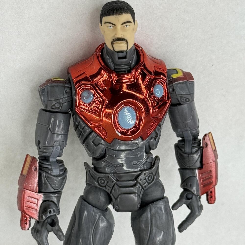 Iron Man Tony Stark Marvel Action Figure 6" 2006 Gray Red Armor Superhero Toy